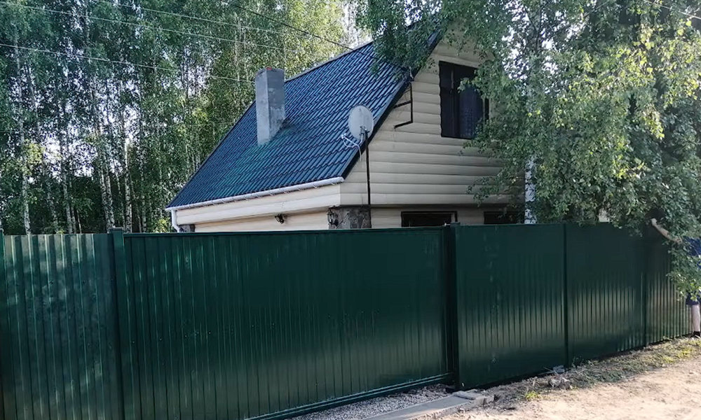 профлист для забора зеленый в Туле